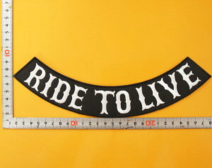 �傫�Ȏh�J�A�C�������b�y�� �A�b�v���P �p�b�`�yRIDE TO LIVE�E������ׂɏ��z��`�t���[�� �w���p �傫�� �A�[�`�^ �o�C�J�[ �� �p�� �v�W���� �v�x�X�g �G���u���� Emblem Patch ��l���� �w