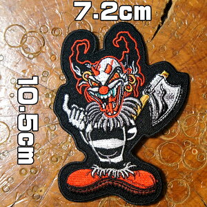 hJACby pb`yfr sGEDEVIL CLOWNzW[J[  t TCRr[  AbvP wappen patch DIY Еt | 