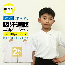 【男の子専用】【お得2枚】 ポロシャツ 白 吸汗 速乾 半袖 制服 小学校 スクール キッズ 小学生 発表会 入学式 卒業式 男の子 スクールポロシャツ 入学準備 ベーシック キッズポロシャツ
