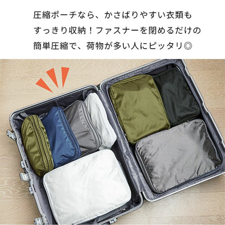 圧縮トラベルセット キューブ旅行荷物パッキング オーガナイザー、6 PCS、拡張可能なスーツケース トラベルポーチ オーガナイザー ショップ セット旅行 必需品バッグまたはホーム ストレージ用 GOTENTIFY (SN-jpPO6-カーキ 6Pcs) GOTENTIFY トラベルポーチ 圧縮トラベル  ... 旅行収納袋 スーツケース用圧縮パッキングキューブ 3個 拡張可能なスーツケースオーガナイザー 軽量荷物オーガナイザー パッキングバッ