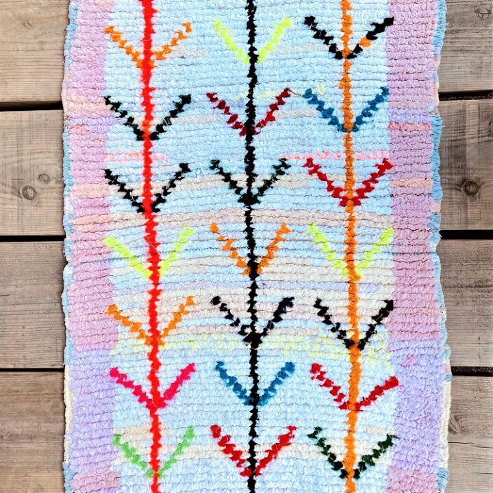楽天市場】【S /100×60cm】モロッコ ラグ「ボシャルウィット001 