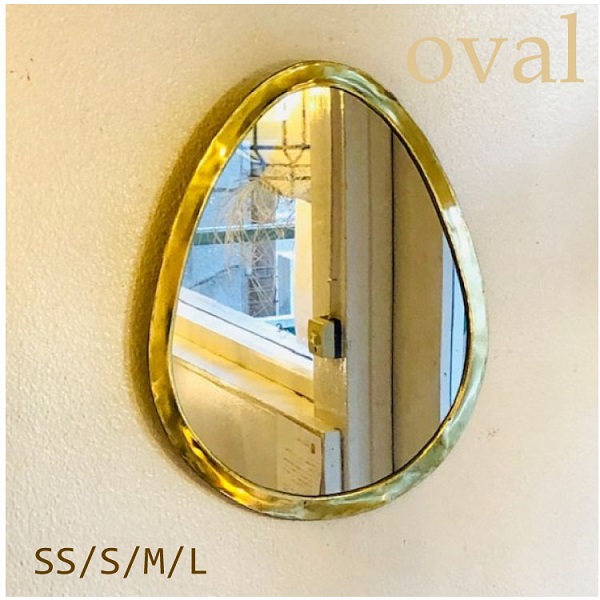 楽天市場】モロッコ 真鍮ミラー ｢オーバル SS/S/M/L｣ moroccan mirror