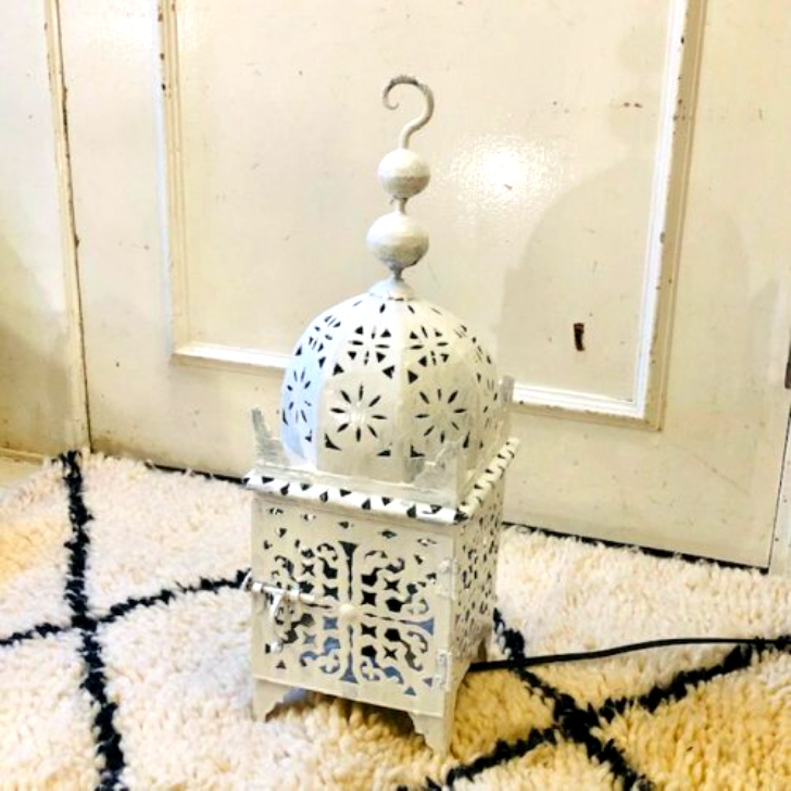 楽天市場】モロッコ アイアンランタン ｢モスク ホワイト/SS/S/M｣フロア