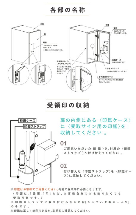 楽天市場】ナスタ 宅配ボックス 据置タイプ BIGサイズ 台座セット 幅木 