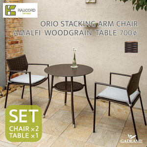 _Ly[i^ PCER[h IIX^bLOA[`FA×2r +NbV A}tBEbhOCe[u700ӃZbgORIO STACKING ARM CHAIR×2 +cusion/AMALFI WOODGRAIN TABLE 700 SE