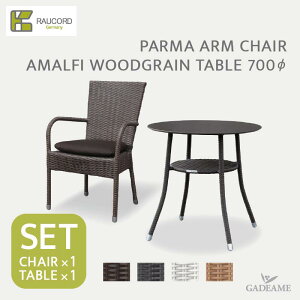 _Ly[i^ PCER[h K.RAUCORD PC.ER[hPALMA ARM CHAIR+cushion/AMALFI WOODGRAIN TABLE 700 SETp}A[`FA+NbV/A}tBEbhOCe[u 700ӃK[f