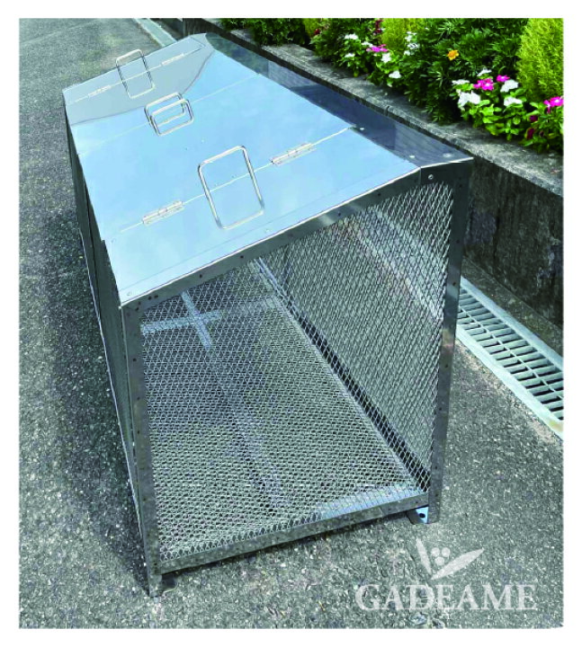 楽天市場】【観音開き新登場】オールステンレス製ゴミ収納ボックス 