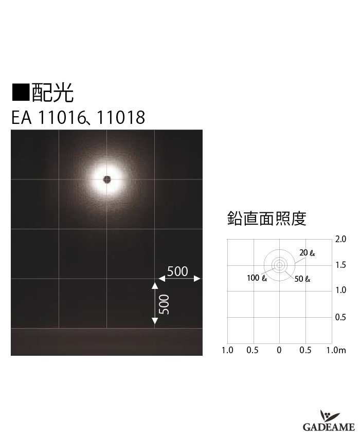 楽天市場】エクステリア照明 LED エコルトウォールライト EA11016 入力 