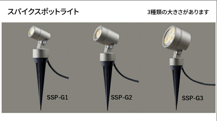 楽天市場】スパイクスポットライト SSP-G1 45°プロの照明を自分で 