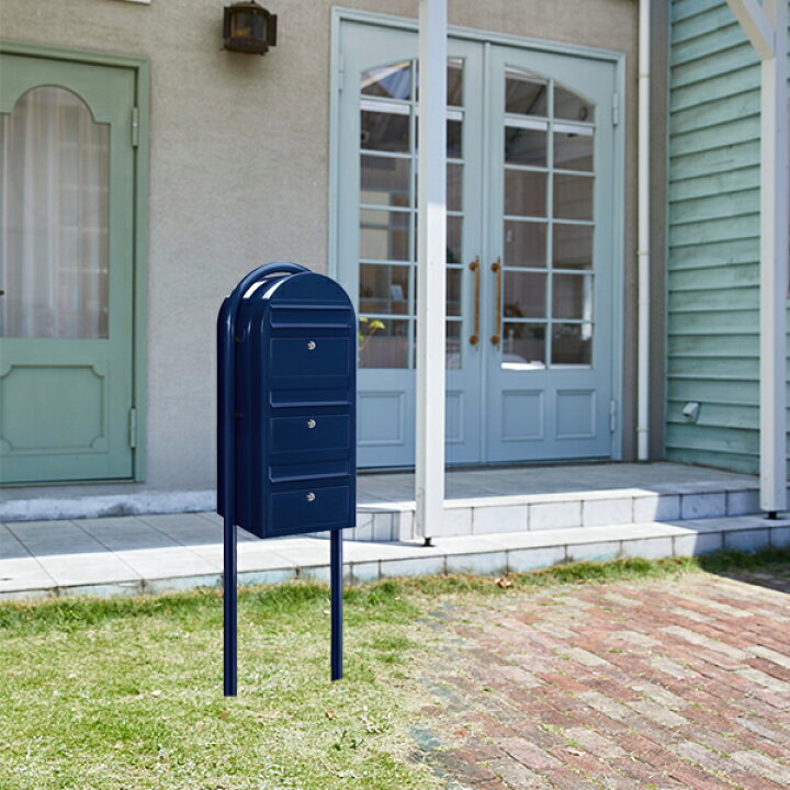 楽天市場 クーポン有 ポスト Bobitrio ボビトリオ 3世帯 集合住宅用 3段タイプ ポール別売り セキスイデザインワーク正規販売店 郵便受け Bobi社の郵便ポスト 3フロア 北欧 フィンランド おしゃれ オシャレ お洒落 デザイン かわいい カワイイ 送料無料