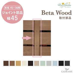 ディーズガーデン ベータウッド用パーツ ジョイント部品 連結タイプ W45柱サイズ 45×36用 L2550×W45×t8 樹脂フェンス 人工木フェンス Dea's Garden Beta Wood ディーズガーデン正規特約店