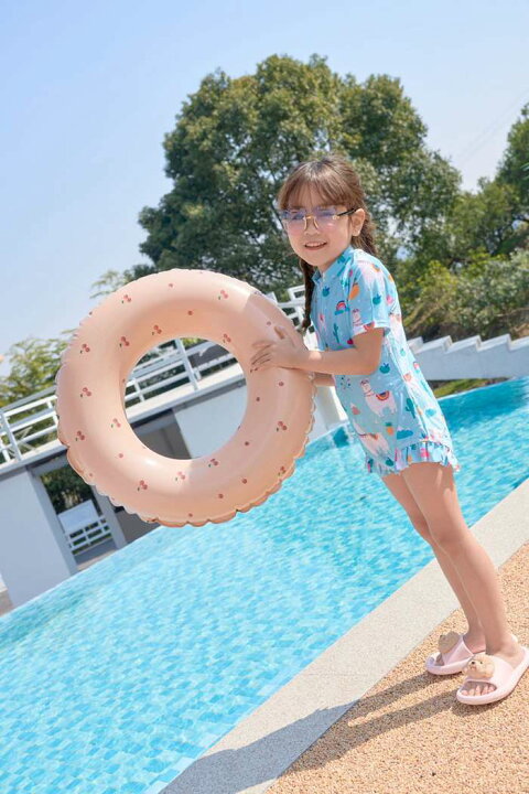 楽天市場 短納期 浮き輪 子供用 大人用 浮輪 フロート かわいい 男の子 女の子 兼用 海 プール レジャー 夏休み おもちゃ 水泳 うきわ ブルー ピンク チェリー ビワ シンプル リング型 アウトドア ビーチグッズ 遊び 夏 水遊び 海水浴 ガジェリー