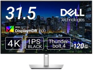 Dell 4K���j�^�[ U3225QE 31.5�C���` (3�N�ۏ�/4K/IPS�����/HDMI�ADisplayPort�AUSB-C/DCI-P3 99%/5ms,120Hz) �y�V�i�z