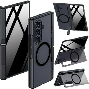 �yMagSafe�Ή��E�̂������h�~�t�B�����zNINKI�K��galaxy z fold 8 ultra �p�P�[�X �X�^���h(�u���b�N)