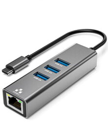 YOFEEPOP USB C LANアダプター 5in1 ハブ RJ45 1000Mbps ギガビット