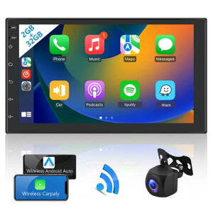 CAR STEREO 2G 32G ANDROIDJ[XeI _uDIN APPLE CARPLAY ANDROID AUTO 2 DINWI GPS HODOZZY 7 C` ^b` XN[