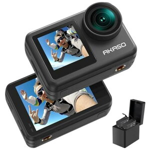 AKASOBrave7LE�A�N�V�����J����4K60fps20MPIPX7�{�@�h��40M�h�������J�����Z����Ԃ�␳�A�N�V�����J���f���A���J���[�^�b�`�p�l�����^�C�����v�XWiFi/Type-C�O���}�C�N�Ή�