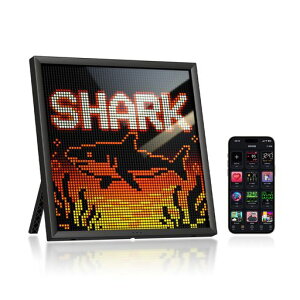 DivoomPixoo64�����s�N�Z���A�[�g�t���[���h�b�g�G64x64LED�f�B�X�v���C���_���C���e���A�f�W�^�����v�V�C�\��A�v���A��WiFi�ڑ����R�J�X�^���a�����v���[���g(�u���b�N)