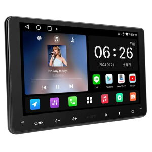 ATOTOZONE A5L Android 9�C���`�f�B�X�v���C�I�[�f�B�I�A2DIN�A���h���C�h�J�[�i�r�ACarPlay&Android Auto���C�����X�E�L���AWi-Fi/USB�C���^�[�l�b�g�ڑ��A24�o���hEQ�ADSP�����AChatGPT 5.2