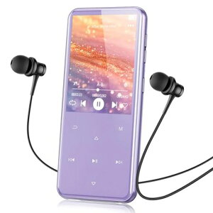 �V�F���� MP3�v���[���[ AGPTEK Bluetooth5.3 64GB���� 2.4�h�X�N���[�� �X�s�[�J�[���� HiFi ���y�v���[���[ 500mAh�o�b�e���[���� TF�J�[�h�Ή� 128GB�܂Ŋg���\ FM���W�I �^�� Line-in�@�\