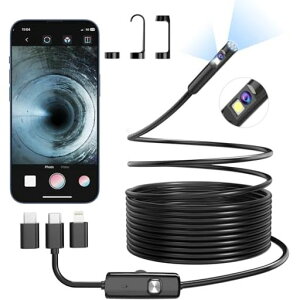 yfAYzBLUEFIRE t@Co[XR[vJ 1920P J 300f 9LEDt hHƗpJ 7.8MMɍ׃XR[v ^\ }CNXR[v USB/TYPC-C/LIGHTNINGڑ ANDROID