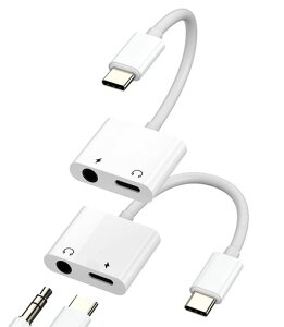 USB C TO 3.5MMCzWbNϊA_v^ (2Zbg)ΉAPPLE IPHONE15 PRO MAX PLUS ΉIPAD AIR}[dI[fBI^CvCϊ DAC TYPE-C AUX P[u X}z wbhtH