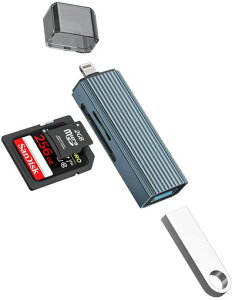iPhoneSDJ[h[_[yAppleMFiKFؕiE2025Vo3-IN-1zCgjOsdJ[h[_[iPhoneX}z]USB/SD/microsdJ[h[_[CgjOiphone/ipadp