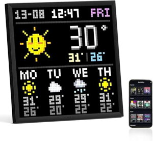 DivoomPixoo64LEDsNZfBXvCfW^vڊo܂vLEDvQ[~Ov㎞vyAvΉ/64*64LEDfBXvC/WiFiڑ/RJX^}CYzsNZA[g