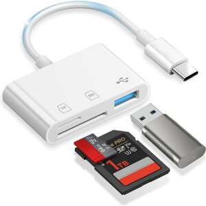 y2025ŐV^zSDJ[h[_[type-c/J/TFJ[h[_[3in1USB/SD/TFϊA_v^ݒsvOTG@\o]ʐ^/rfI`