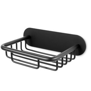 Mankeマグネットソープトレー石鹸ホルダー石鹸置きソープホルダー収納ケース水切りお風呂用品ブラックシングル