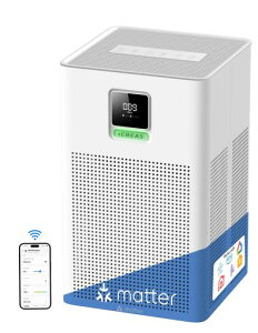 【省エネ設計】2025新登場空気清浄機小型静音24~40畳xCREAS【Matter対応&ECOモード搭載】23dBペット消臭集じんほこりウィルスアレルギー花粉対策アロマ対応H13HEPAフィルター省エネ自動空気質検知