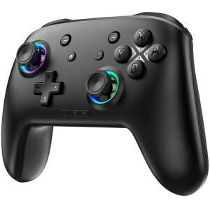 FONLAM Switch�S�@��Ή� �R���g���[���[ Switch2/PC/iOS/Android/Steam Deck���Ή� ���� �Q�[���p�b�h �h���t�g�Ȃ��z�[���X�e�B�b�N �}�N���@�\ RGB���C�g ����/�蓮�A�� �U���E�A�˒��� �X���[�v����