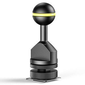 YSヘッドアダプターコールドシューマウント、水中撮影用、照明システム懐中電灯マウントコネクター、全Seafrogs防水ケース対応WinderforCablesGarlandClipsCordClipsforWallAppliance