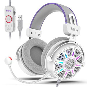 FIFINE �J���^�Q�[�~���O�w�b�h�Z�b�g USB�L���ڑ� 11+RGB���� PC/PS4/PS5�ɑΉ� �z�M/�����p �� H19WP