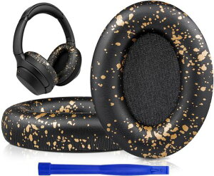 SOULWIT �C���[�p�b�h for Sony WH-1000XM3 �w�b�h�Z�b�g �Ή� �N�b�V���� �݊��� �p�b�h (�u���b�N�S�[���h)
