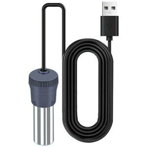 PAVIKE水槽ヒーターusb【10W】水中ヒーター小型熱帯魚ヒーターUSB電源、耐腐食性、水槽や小型水槽の加熱に使用、2〜4Lの水に適し
