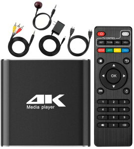 ���f�B�A�v���[���[4K �ő�4096*2160p 60fps�Ή� H.265/HEVC/VP9�Ή� MP4�v���[���[ HD�v���C���[ �t��HD1080p TF�J�[�h/USB������/�O�t�n�[�h�f�B�X�N���ʂōĐ� �����Đ�&BGM�X���C�h�V���[ ���� ���y