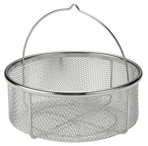 キャンピングムーン(CAMPINGMOON)キャンプアウトドア大鍋メッシュバスケットCC-24用ザルステンレス304水切り湯切りCC-22