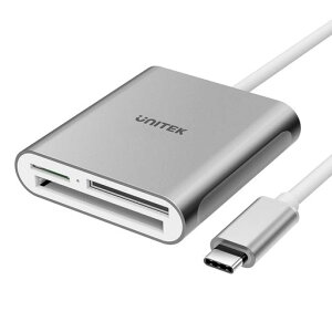 UnitekUSBC}`J[h[_[3XbgSDETF/microSDERpNgtbV/CFJ[h[_[USBCfoCXp3̃J[h𓯎ɓǂݎUSB3.0J[hA~