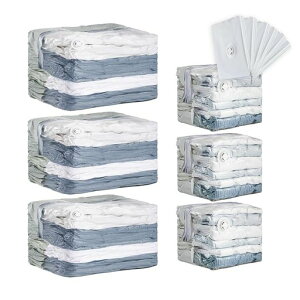 TAILI真空圧縮袋衣類収納ふとん大容量6枚立体パックキューブ真空バッグ使いやすい掃除機不要立体パック布団収納大容量掃除機不要カビダニ対策防塵防湿省スペース80*100*38cm(3枚)、50*70*30cm…