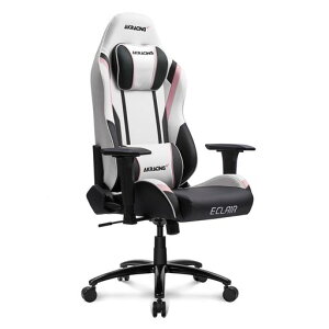 AKRacingゲーミングチェアデスクチェア勉強椅子学習椅子EclairエクレールPinkピンク高耐久PUレザー