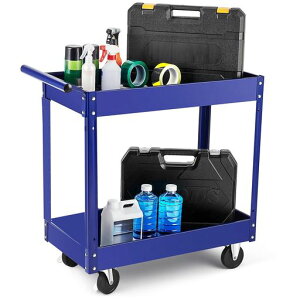 Garvee �Ɩ��p�c�[���J�[�g 2�i ���|�ω׏d250kg 360°�L���X�^�[ �H��q�ɐ����H����[���S�� �g���ȒP �u���[