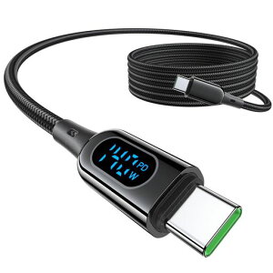 MINSLIS DC03 USB Type C �P�[�u���y140W/5A�zPD�Ή� Type-C to Type-C �}���[�d �o�̓X�N���[���\�� �i�C�����҂� �^�C�vc �[�d�R�[�h iPhone 17/16 Pro/16 Plus/16 Pro