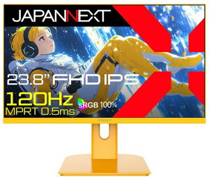 JAPANNEXT 23.8�C���` �Q�[�~���O���j�^�[ JN-IPS238G120F-YE�y2�N�ۏ؁z