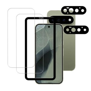 HUAKE �Ή� Google Pixel 11 Pro �p �K���X�t�B���� �J�����t�B���� �d�x9H �ی�t�B�����y2��+2��+�K�C�h�g�t���z