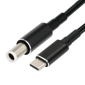 NFHK USB-C 100W 20V���͂���DC 7.4*5.0mm PD�d�� 65W�o�͏[�d�P�[�u�� QC PD Type-C�Ή� �m�[�g�p�\�R���p