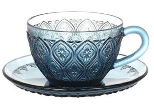 _g(Dulton)HOXJbv&\[T[tBI[u[160mlGLASSCUP&SAUCERffFIOREffBLUEA615-818BL