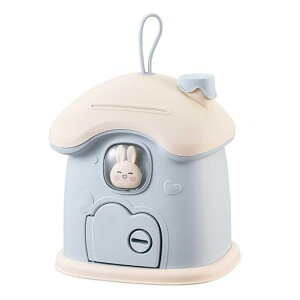 SKTMH貯金箱宝箱貯蓄ボックスおしゃれかわいい幸運UPお金が貯まりやすい硬貨紙幣両用小銭小さな家置き物子供向けクリスマス子供の日誕生日子供男の子女の子ギフト