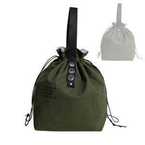 保冷バッグ小さめ|お弁当ランチバッグ保冷・保温両用100%キャンバス生地お弁当袋大容量お弁当巾着ランチバッグ-内側断熱アルミウール綿便利シンプルファッション無地ででシンプルな巾…