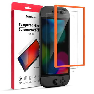 TRANSNOVOSwitch2/�X�C�b�`2�p�ی�t�B�����y2���Z�b�g+�ȒP�K�C�h�g�t���z�K���X�t�B�����S�ʕی�99%���ߗ�9H�d�x�C�A�[���^�b�`���x��U�h�~���������ϋv������h�b�N�Ή��N���X�}�X�M�t�g